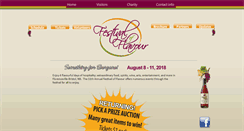 Desktop Screenshot of festivalofflavour.com